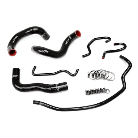 Hps Performance High Temp Reinforced Silicone Radiator Coolant Hose Kit, Black,  57-1724-BLK