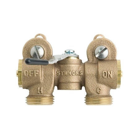 Symmons 0.5in Copper IPS LaundryMate Washing Machine Valve W-400