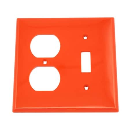 Leviton Combination Wallplate, Standard Size, Gang 2, Red 80705-R