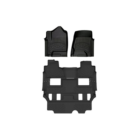 Weathertech Black, Front and Rear FloorLiner HP 44607-1-0IM