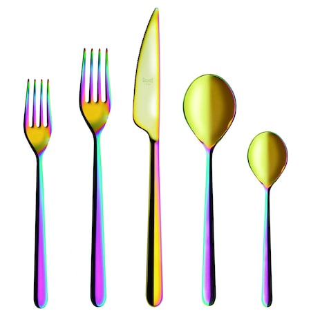 Mepra Linea Rainbow Flatware  Set - 20 Pcs. 109922020