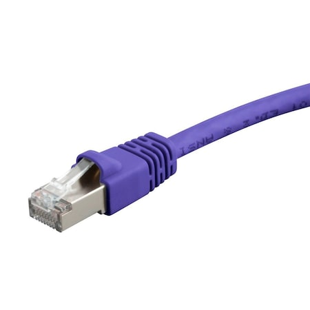 Monoprice Cat6A Ethernet Patch Cable - Snagless RJ45_ 550Mhz_ STP_ Pure Bare Cop 24351