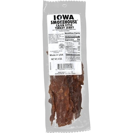 Iowa Smokehouse Turkey Jerky, Original, 4 oz IS-T4O
