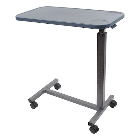 Dynarex Overbed Table, 27 13/16 in L, Plastic 10457GR