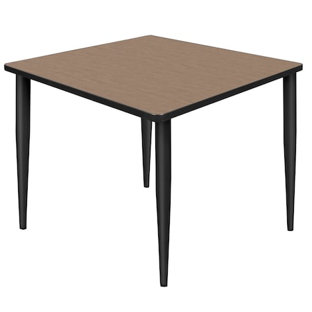 Regency Square Kahlo Breakroom Table, 42 in W, 42 in L, Noble Oak TPL4242NOBK