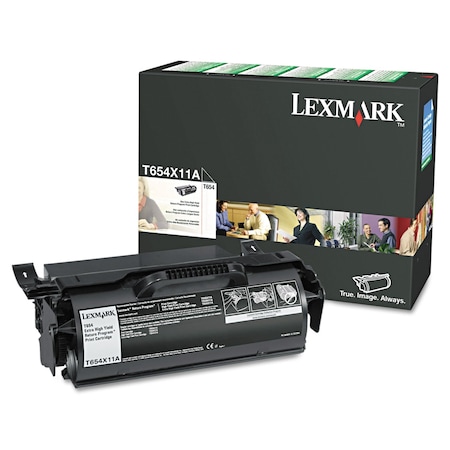 Lexmark Toner Cartridge, 36000 Page-Yield, Black T654X11A