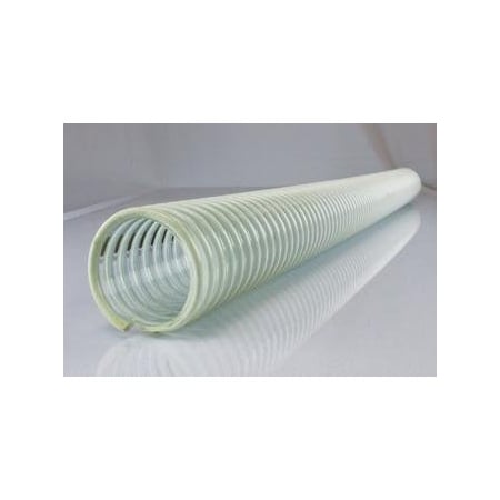 Jason Industrial 8 X 21 HD PVC WATER SUCTION, CORR CLEAR/WHITE, SOLD IN 20 FOOT LENGTH INCREMENTS 3074-0800-020
