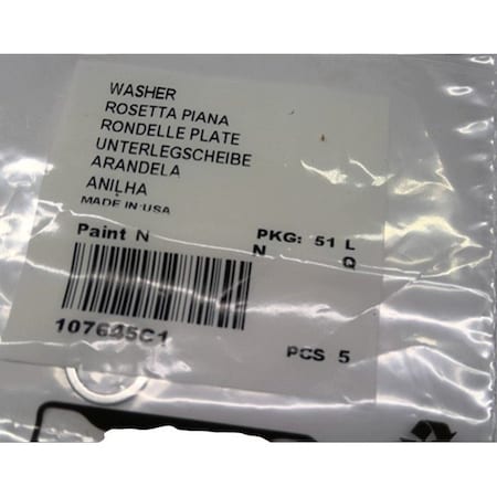 Cnh WASHER 5/PK, CNH OEM 107645C1 107645C1