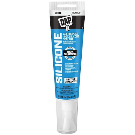 Silicone 2.8 Oz Dap White 100% Window, Door, and Siding Sealant 683