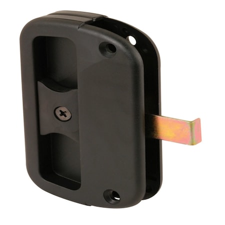 Prime-Line Prime-Line Zinc-Plated Black Plastic Sliding Door Latch 1 pk A 186