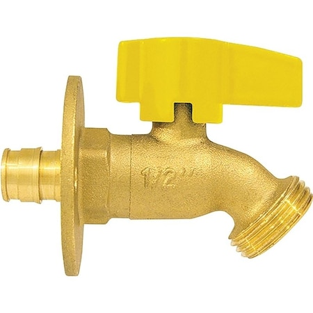 Apollo Valves Garden Hose Bibb, 12 x 34 in Connection, PEX x MGHT, Brass Body EPXSCV1234