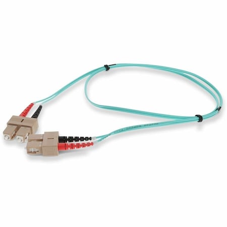 Add-On This Is A 10M Sc (Male) To Sc (Male) Aqua Duplex Riser-Rated Fiber ADD-SC-SC-10M5OM3