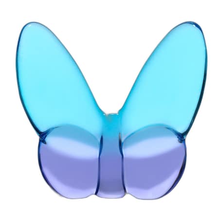 Homeroots 3" Blue and Purple Crystal Butterfly Figurine Tabletop Sculpture 554013