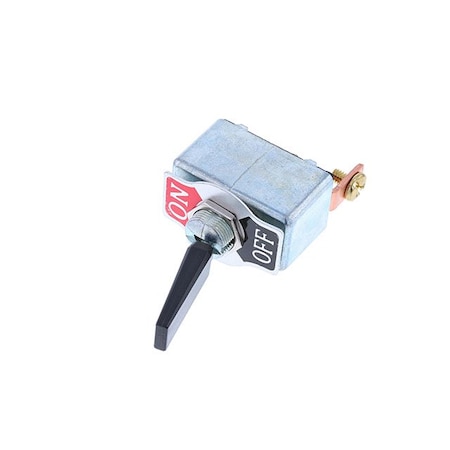 Switch Components Heavy Duty Toggle, 2P SPST OFF-ON, Black TD1-1A-DC-3-B