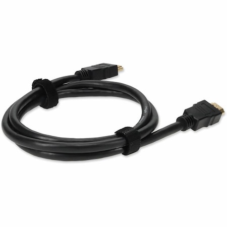 Add-On 12FT HDMI 1.4 MALE TO MALE BLACK CABLE SUPPORTS ETHERNET CHANNEL MAX RESOL HDMIHSMM12
