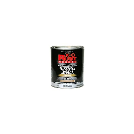 True Value Premium Oil Base Paint, Gloss, Pebble, Interior/Exterior, 1-Qt. XO26-QT