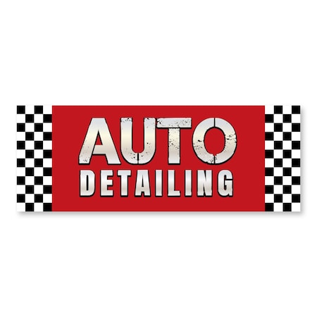 Signmission Auto Detailing, 12 Inch, Decal D-12-30342