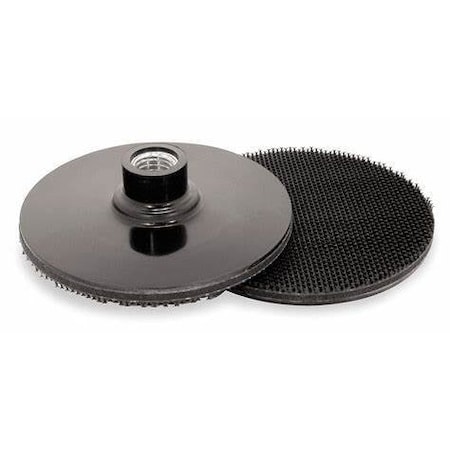 Ferro Industries Medium Bonded Backing Pad, 5 in Dia, 5/8 in Arbor/Shank, PSA Attachment 7175