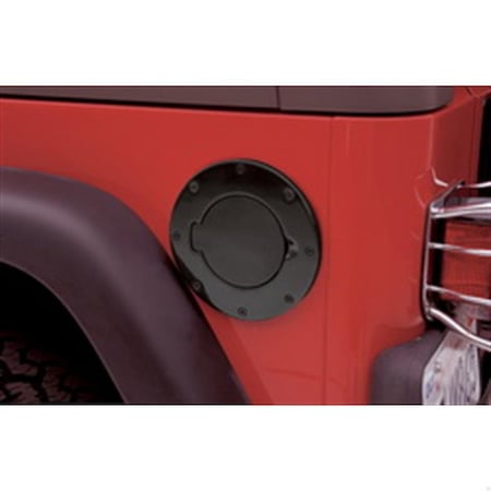 Smittybilt 9706 WRANGLER TJ/LJ GAS COVER  BILLET STYLE  GLOSS BLACK 75006
