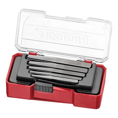 Teng Tools 5 Piece Damaged / Stripped Screw Extractor Remover Set With Hardness Hrc50-52 TJSE05S