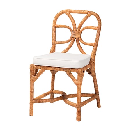 Bali & Pari Alondra Natural Rattan Dining Chair 264-14383-ZORO