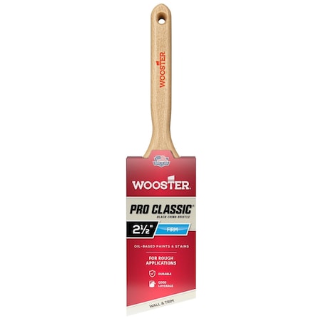 Wooster Wooster Pro 30 Lindbeck 2-1/2 in. Firm Angle Paint Brush Z1293-2.5