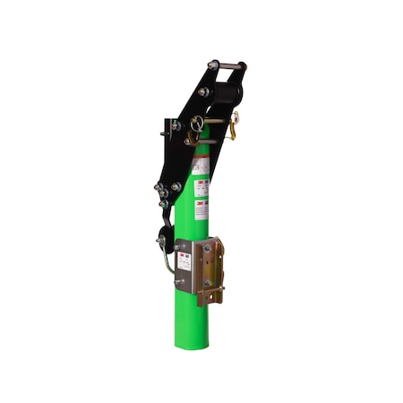3M Dbi-Sala Upper Davit Mast, 14-44 in Offset, Green 8000109