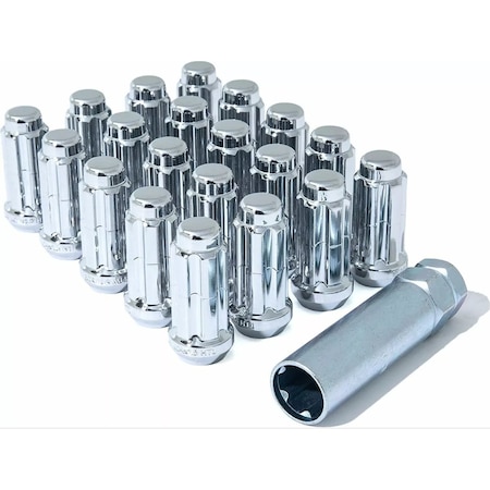 Gorilla Glue 5 Lug Kit 12 x 20 Thread Size 60 Degree Conical Spline Drive Spline Drive Acorn Duplex K5TS-00012GR