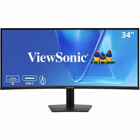 Viewsonic 34 UWQHD IPS Curved Mon VG3420C
