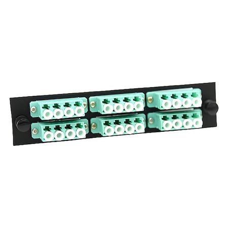 Fibertronics Fiber Optic Adapter Plate LGX-LCQX-6A