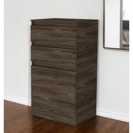 Homeroots 23" Brown Two Drawer Standard Chest 544050