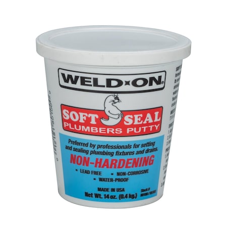 Weld-On Soft Seal Gray Plumbers Putty 14 oz 80100