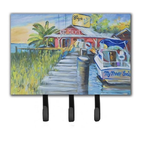 Carolines Treasures Deep Sea Fishing Boat At Lulus Leash and Key Holder JMK1050TH68