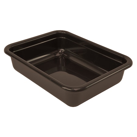 Quantum Storage Systems BUS/UTILITY TUB 22in x 17in x 5in, FLAT BOTTOM PP BROWN FSB-22175BN