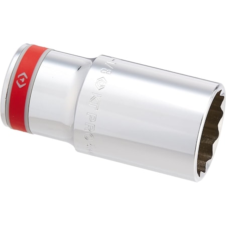 Kt Pro 1/2" Drive Deep Socket 1-1/8 SAE 12PT C1440S36