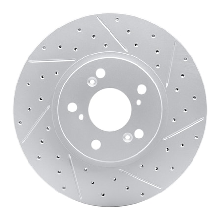 Dynamic Friction Co DFC Geoperformance Rotor - Drilled and Slotted 830-59043R