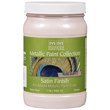 Metallic Paint Collection Satin Qt Modern Masters ME794 Rose Quartz Collection, Satin Water-Based Decorative ME79432