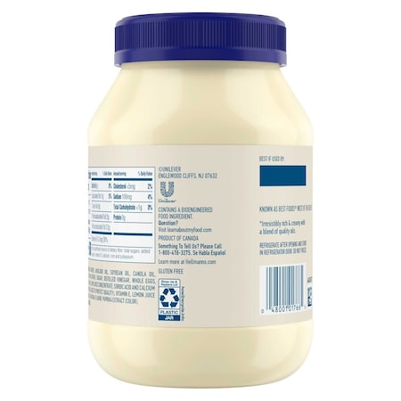 Hellmanns Avocado Oil Mayonnaise Dressing, 30 Fluid Ounce, 10PK 64820857
