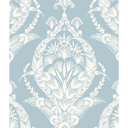 A-Street Prints Arlie Light Blue Botanical Damask Wallpaper 4120-26819