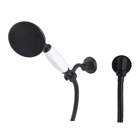 Kingston Brass Hand Shower Kit, Matte Black KX10200BE