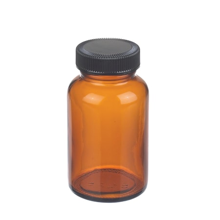 Wheaton Wide Mouth Type III Amber Packer, 4, PK 24 W216953