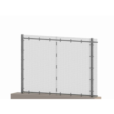 Razor Ribbon Atkore Minimum Security Fence Extension Kit, 8 ft H x 20 ft L, Hardware Included 805820