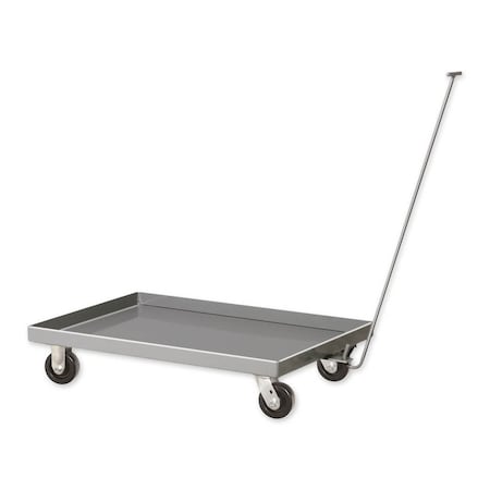 Pucel Steel Dolly with Removable Handle, 18 in W x 30 in D, Gray 18-D-30-P