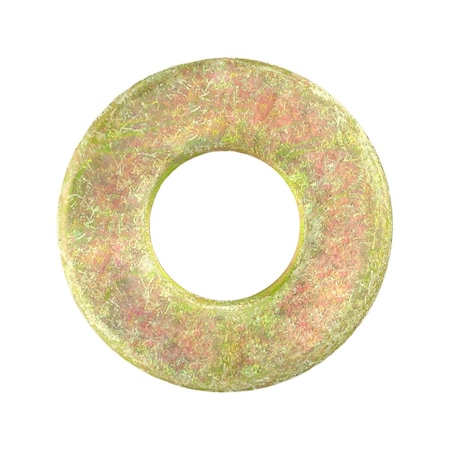 Auveco 1/4in USS High Strength Washer Zinc Yellow, 100PK 12771
