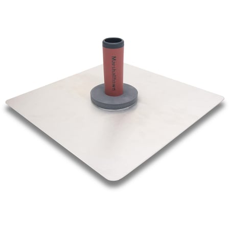 Marshalltown Magnesium Hawk, 8 x 8 in, DuraSoft Handle, Drywall Hawk, Masonry Hawk 5205D