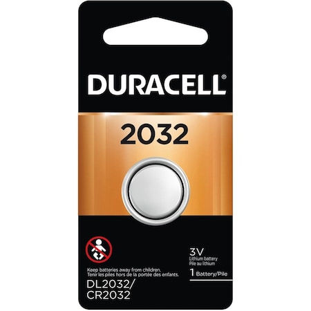 Duracell DL2032BPK Coin Cell General Purpose Battery - For Multipurpose - 3 V DC - 1 Each DL2032BPK