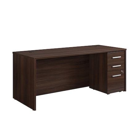 Officeworks By Sauder 1-File Single Ped Desk, 29.291 in H, 71.102 in W X Noble Elm 431511