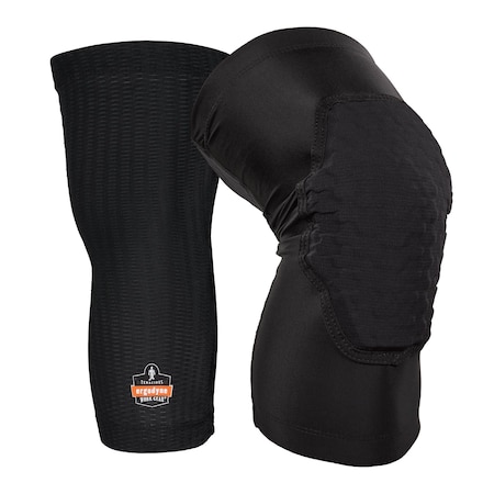 Ergodyne Knee Sleeve, Universal, L/XL, Pull-On 18527