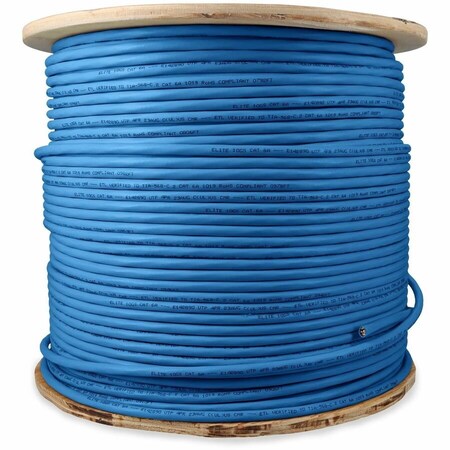 Add-On 1000FT NON-TERMINATED CAT6A CU PATCH CBL ADD-CAT6ABULK1K-BE