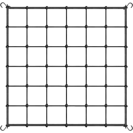 Ipower Simple Deluxe Elastic Trellis Netting for 3x3', Heavy Duty Elastic Plant with Hooks, Flexible Hydro GLPSUPNET2ELASTICBLK